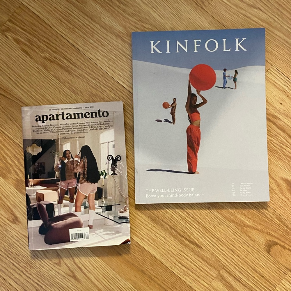 MAGAZINE BUNDLE- Kinfolk Issue #47 & Apartamento Issue #30